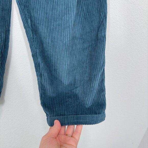 BDG Teal Corduroy Ankle Pants - Picture 3 of 7